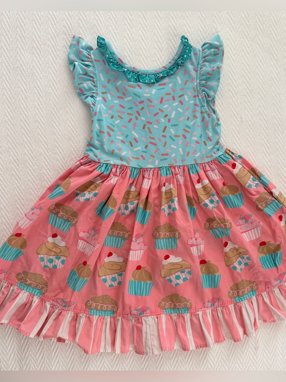 Eleanor Rose sprinkle cupcake dress